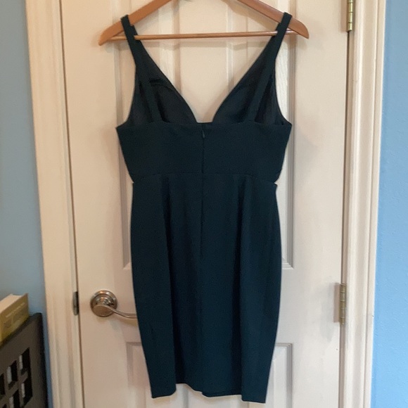 Aidan Mattox cutout scuba crepe dress, 2 - Picture 4 of 7